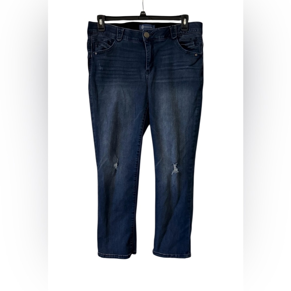 Democracy Ab Solution women’s 16 distressed dark wash denim jeans